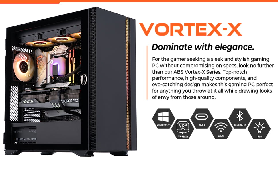 ABS Vortex-X Aqua High Performance Gaming PC